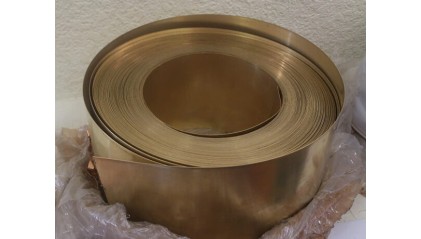 фольгу латунную 0,15x90 мм (150 мкм) Л90 купить в Оренбурге
