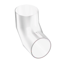 Кожух (окожушка) оцинкованный для отвода 45° 150x0,55 мм ГОСТ 30732-2020