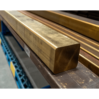 Квадрат бронзовый ДКВНТ 32x32 мм БрХ1Цр ГОСТ 1628-2019