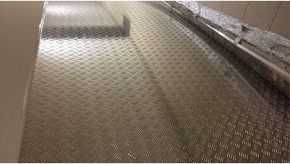 лист стальной рифленый квинтет 4 мм Ст3сп купить в Оренбурге