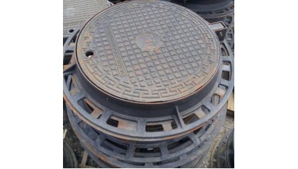 люк чугунный ГТС легкий круглый Т 750x75 мм СЧ10 купить в Оренбурге