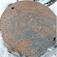 Люк чугунный сверхтяжелый круглый СТ (Е600) 700 мм ВЧ40 ГОСТ 3634-2019