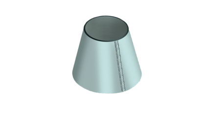 обечайку оцинкованную коническую 2820x1920x20 мм Ст3 купить в Оренбурге