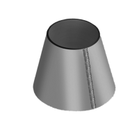 Обечайка стальная коническая 820x720x8 мм 20К ГОСТ 14249-89