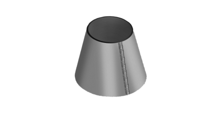 обечайку стальную коническую 2020x1020x16 мм Ст3 купить в Оренбурге