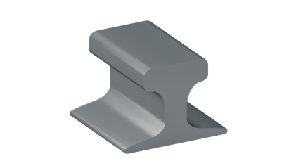 рельсы КР140 стальные крановые 10,5 м К76Ф купить в Оренбурге