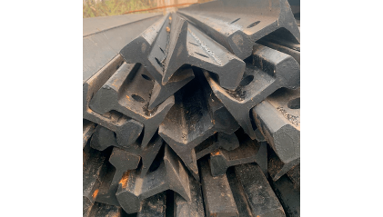 рельсы Р24 стальные узкоколейные 7 м Э76 купить в Оренбурге