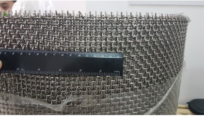 сетку нержавеющую рифленую (канилированную) 15x15 3,6 мм 12Х18Н10Т купить в Оренбурге