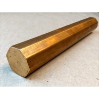 Шестигранник бронзовый 28 мм БрАЖНМц9-4-4-1 ГОСТ 1628-2019