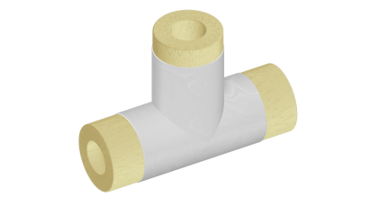 тройник теплоизоляционный минераловатный 108x57 мм купить в Оренбурге