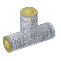 Тройник теплоизоляционный минераловатный фольгированный 89x89 мм ГОСТ 30732-2020