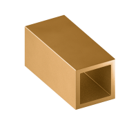 Труба латунная профильная квадратная ДКВНТ 60x60x1 мм Л63 ТУ 48-21-428-84