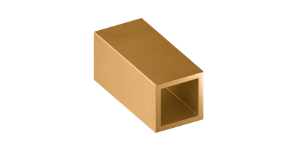 трубу латунную профильную квадратную ДКВНТ 48x48x4 мм Л68 купить в Оренбурге