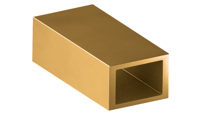 трубу латунную профильную прямоугольную ДПРНТ 23x10x1,5 мм Л68 купить в Оренбурге