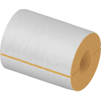 Цилиндр теплоизоляционный минераловатный навивной оцинкованный 102x100x1000 мм Г1 Ц 100 ГОСТ 23208-2022