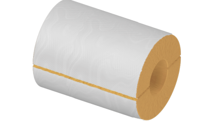 цилиндр теплоизоляционный минераловатный 1020x100x1000 мм НГ Ц 200 купить в Оренбурге