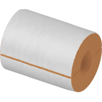 Цилиндр теплоизоляционный базальтовый навивной оцинкованный 169x30x500 мм НГ Ц 100 ГОСТ 23208-2022